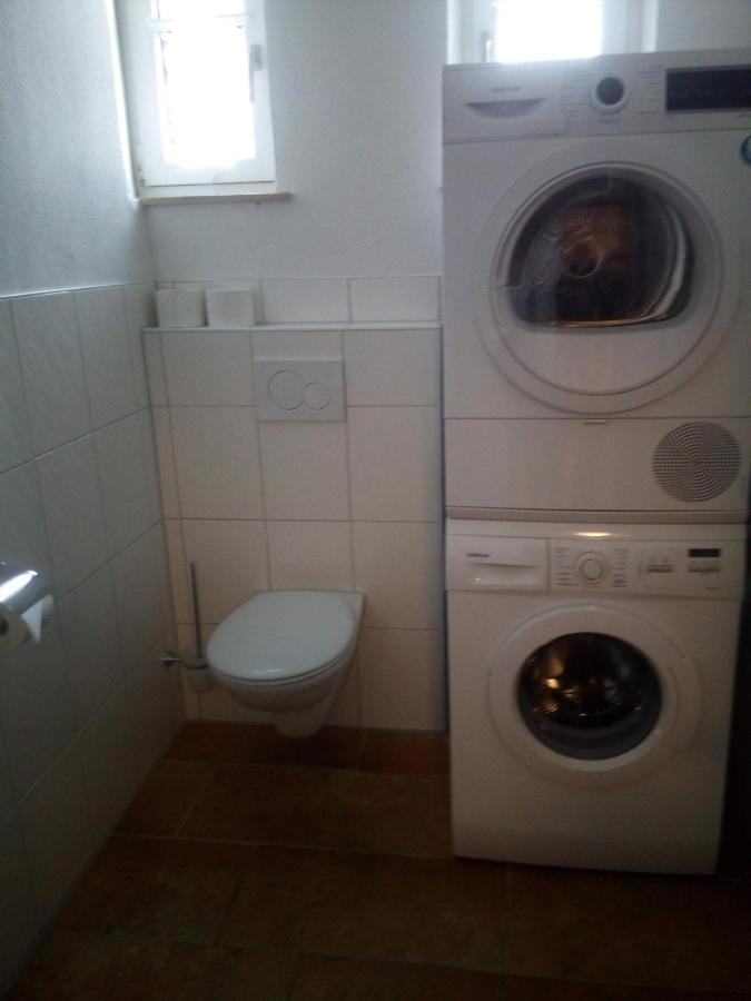 Ferienwohnung Kopold "Im Alten Schulhaus" Pottmes Exterior foto